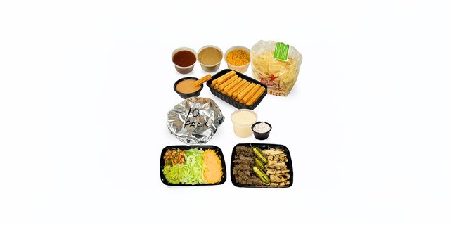Fajita Pack Queso & Churros for 5