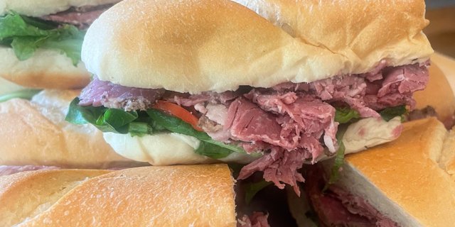 Beef Pastrami Sandwich Small Platter (5 Sandwiches Cut In Half)