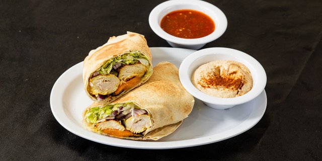 Shish Tawook Pita Wrap