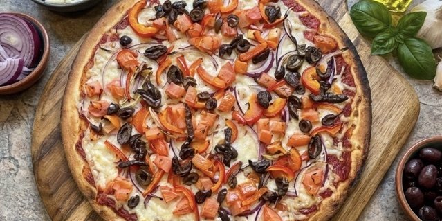 Greek Vegan Pizza