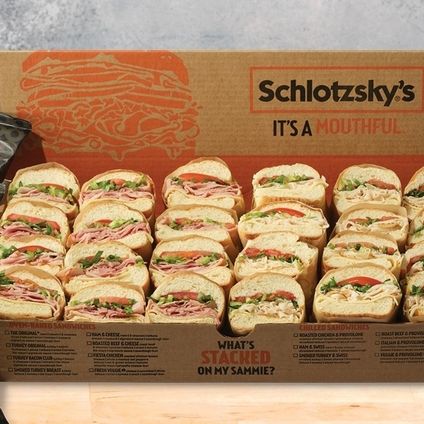 Stacked Subs Tray w/ Chips