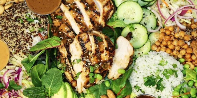 Build-Your-Own Asian Salad Bar