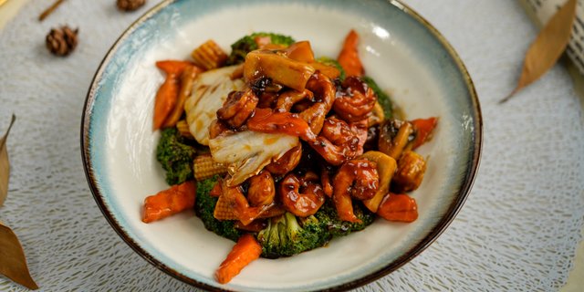 Shrimp w/ Mixed Vegetables