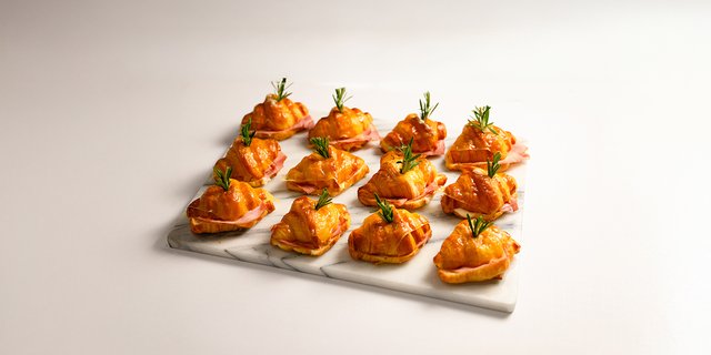 Petite Ham & Cheese Croissants