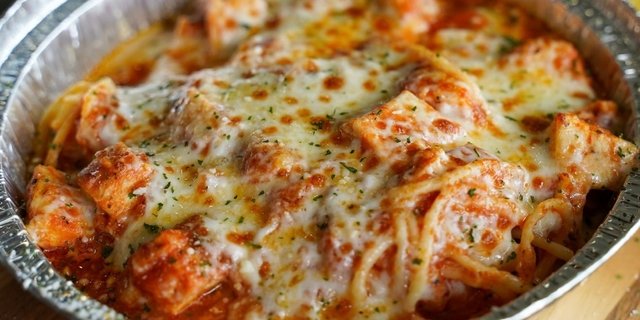 Spaghetti & Grilled Chicken
