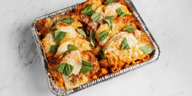 Burrata Chicken Parm & Spicy Rigatoni