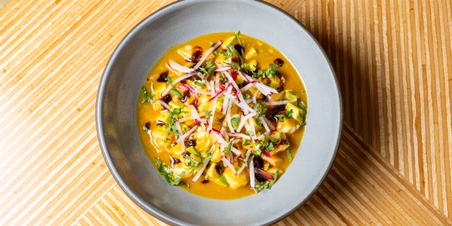 Passion Fruit Shrimp Ceviche