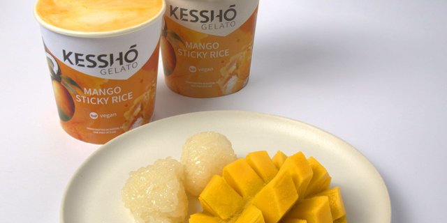 Mango Sticky Rice Gelato