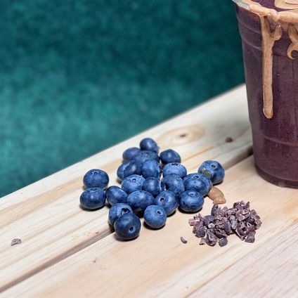 Nutty Blueberry Smoothie