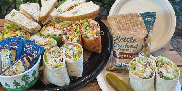 Assorted Vegetarian Sandwiches & Wraps Tray
