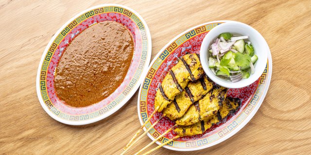 Golden Chicken Satay