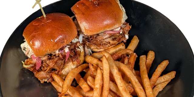 Pulled Pork Sliders & Fries