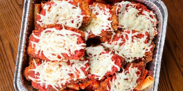 Romano Crusted Chicken Parmesan Party Platter