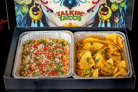 Street Corn & Chips Platter