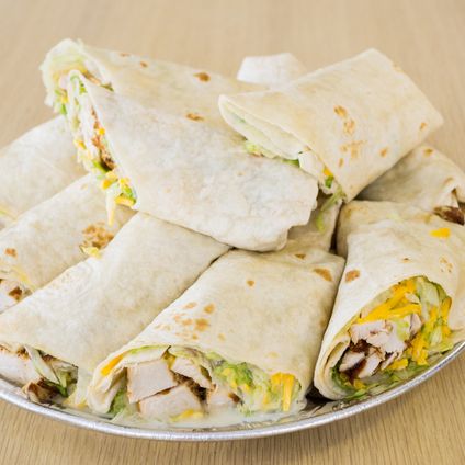Grilled Chicken Wrap Platter