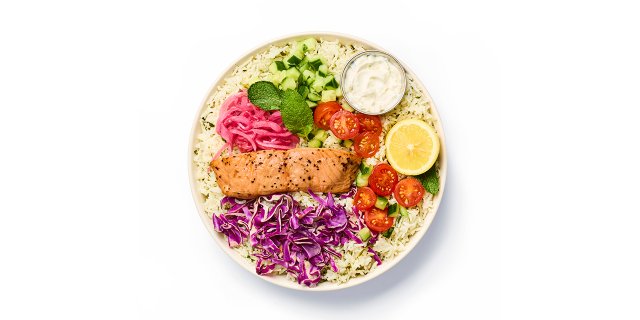 Salmon Santorini