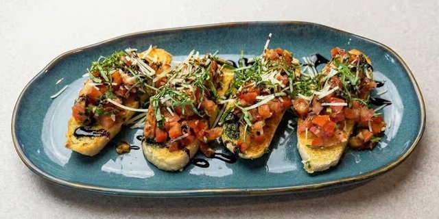 Toasted Garlic Bruschetta