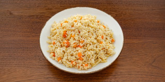 Brown Rice w/ Carrots & Garlic