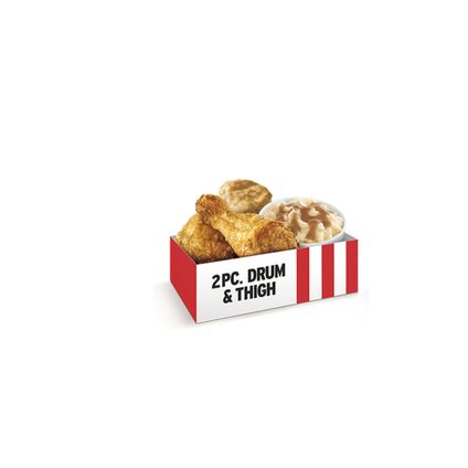 2 Piece Drum & Thigh Boxed Lunch