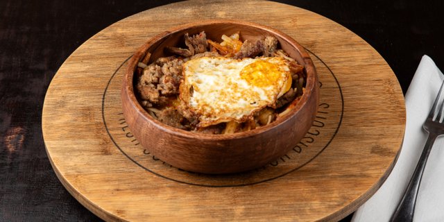 Loaded Steak Hash