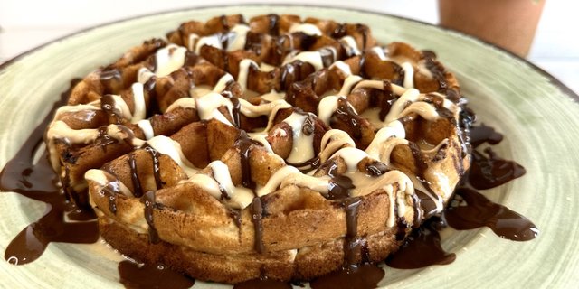 Triple Chocolate Waffle