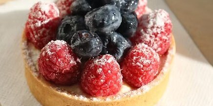 Blueberry Raspberry Vanilla tartelette