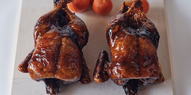 Whole Orange-Glazed Roast Duck