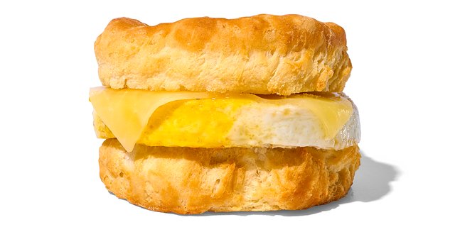 Fried Egg Biscuit Sandwich