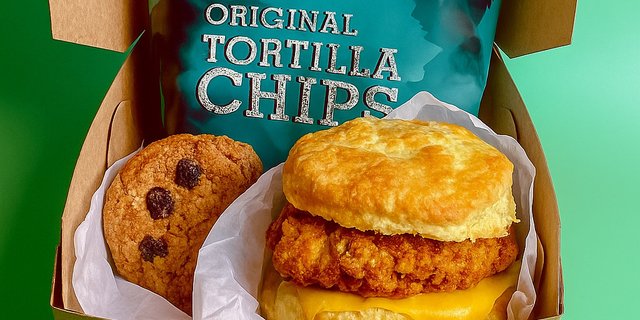 Crispy Chicken Biscuit Boxed Lunch
