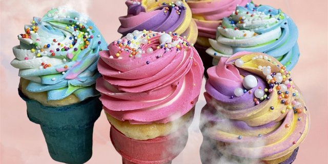 Ice-Cream Cone Cupcakes
