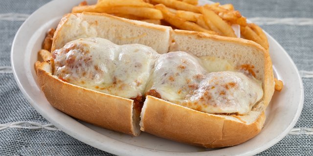 Meatball Parmesan Sub