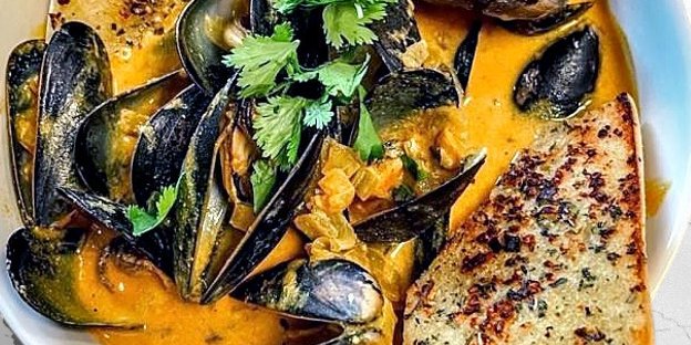 Curried Mussels