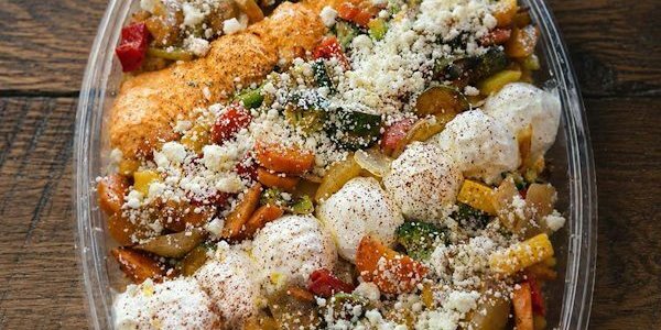 Charred Veggie Hummus Platter