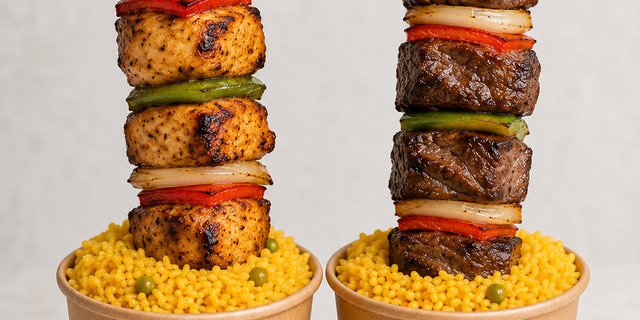 Skewers Box /w Rice