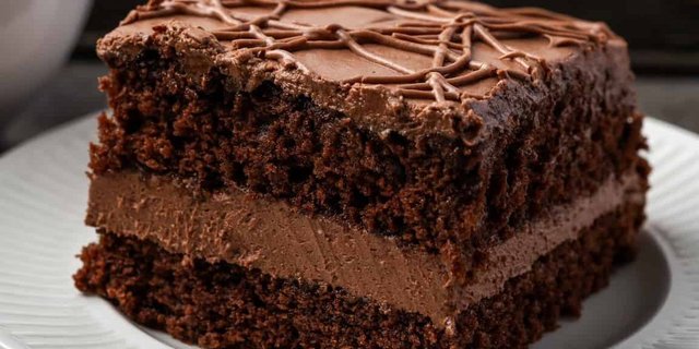 Dual Layer Chocolate Cake