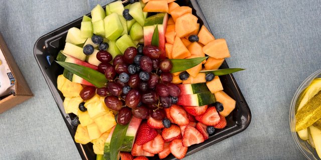Carved Fruit Salad Platter