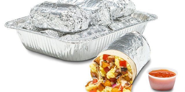 Chicken Breakfast Burritos