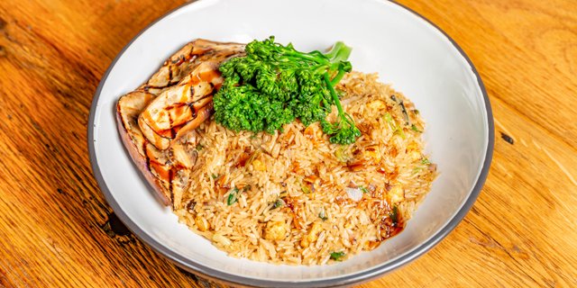 Mr. Gandhi's Basil Fried Rice