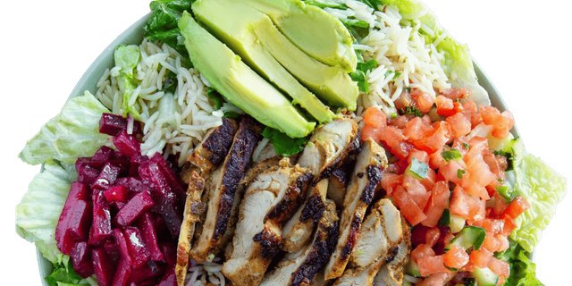 Avocado Mango Chicken Mixed Bowl