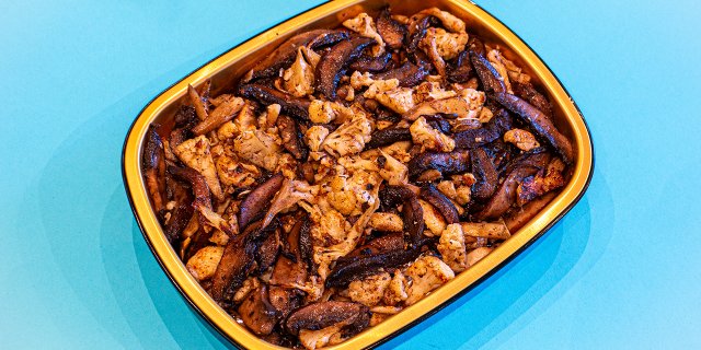 Seasoned Cauliflower & Mushrooms