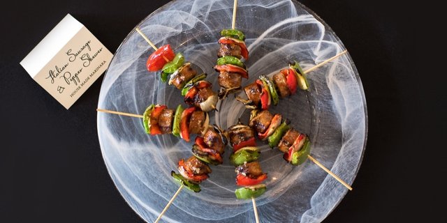 Italian Sausage & Pepper Skewers