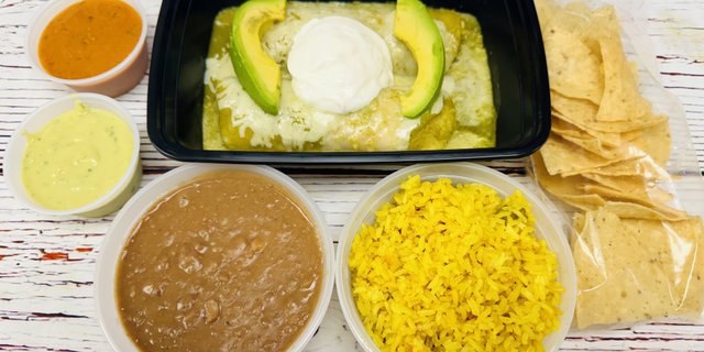 Enchiladas Verdes Lunch Box