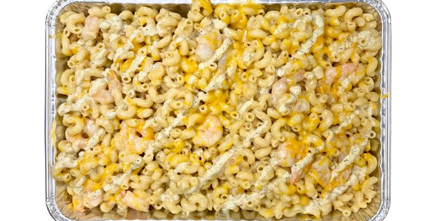 Shrimp Scampi Loaded Mac N Cheese Pans