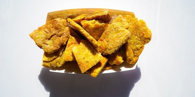Salted Tostones
