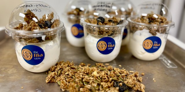 Parfaits w/ House-Made Cherry-Cardamom Granola