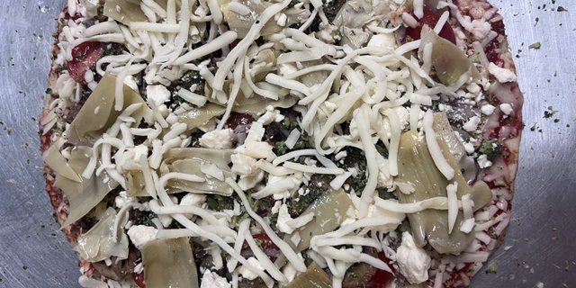 Gluten-Free Mediterranean Pizza