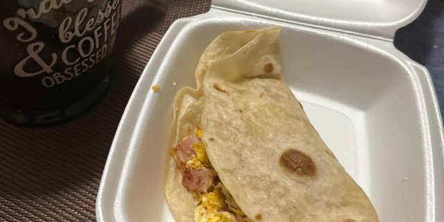 Ham Breakfast Taco