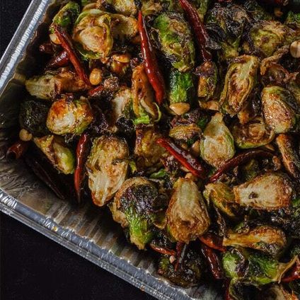 Kung Pao Brussel Sprouts