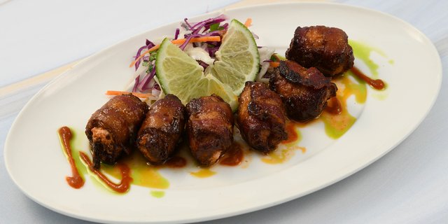 Bacon-Wrapped Quail