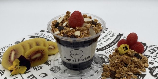 Yogurt Parfait w/ Fresh Seasonal Berries Compote
